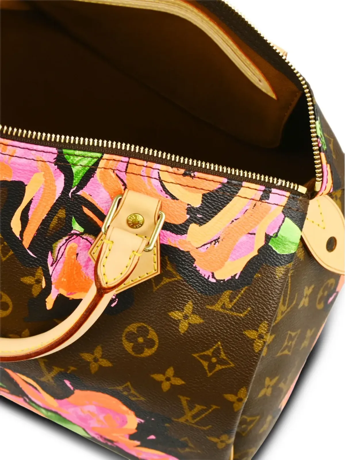 Louis Vuitton ビンテージ x Stephen Sprouse 2008 Speedy 30 ハンドバッグ - ブラウン - 画像4