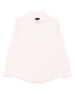 SPORT b. by agnès b. dinosaur-embroidered striped shirt - Pink - サムネイル1
