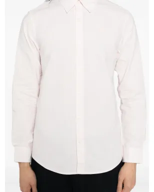 SPORT b. by agnès b. dinosaur-embroidered striped shirt - Pink - サムネイル5