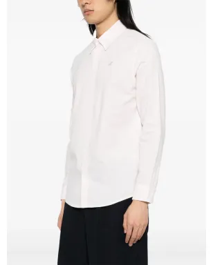 SPORT b. by agnès b. dinosaur-embroidered striped shirt - Pink - サムネイル3