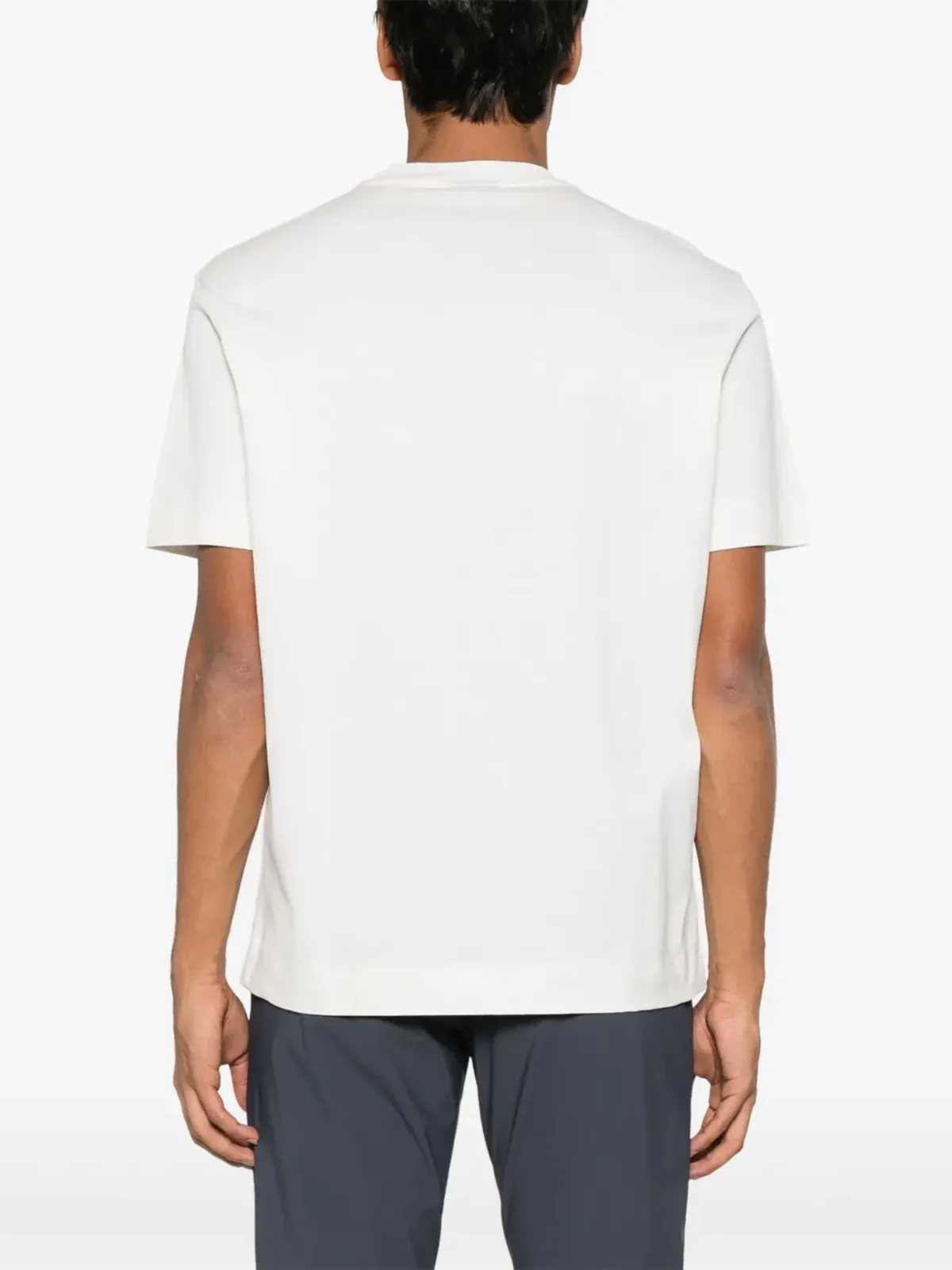 Emporio Armani ラバー加工ロゴ Tシャツ - 画像3