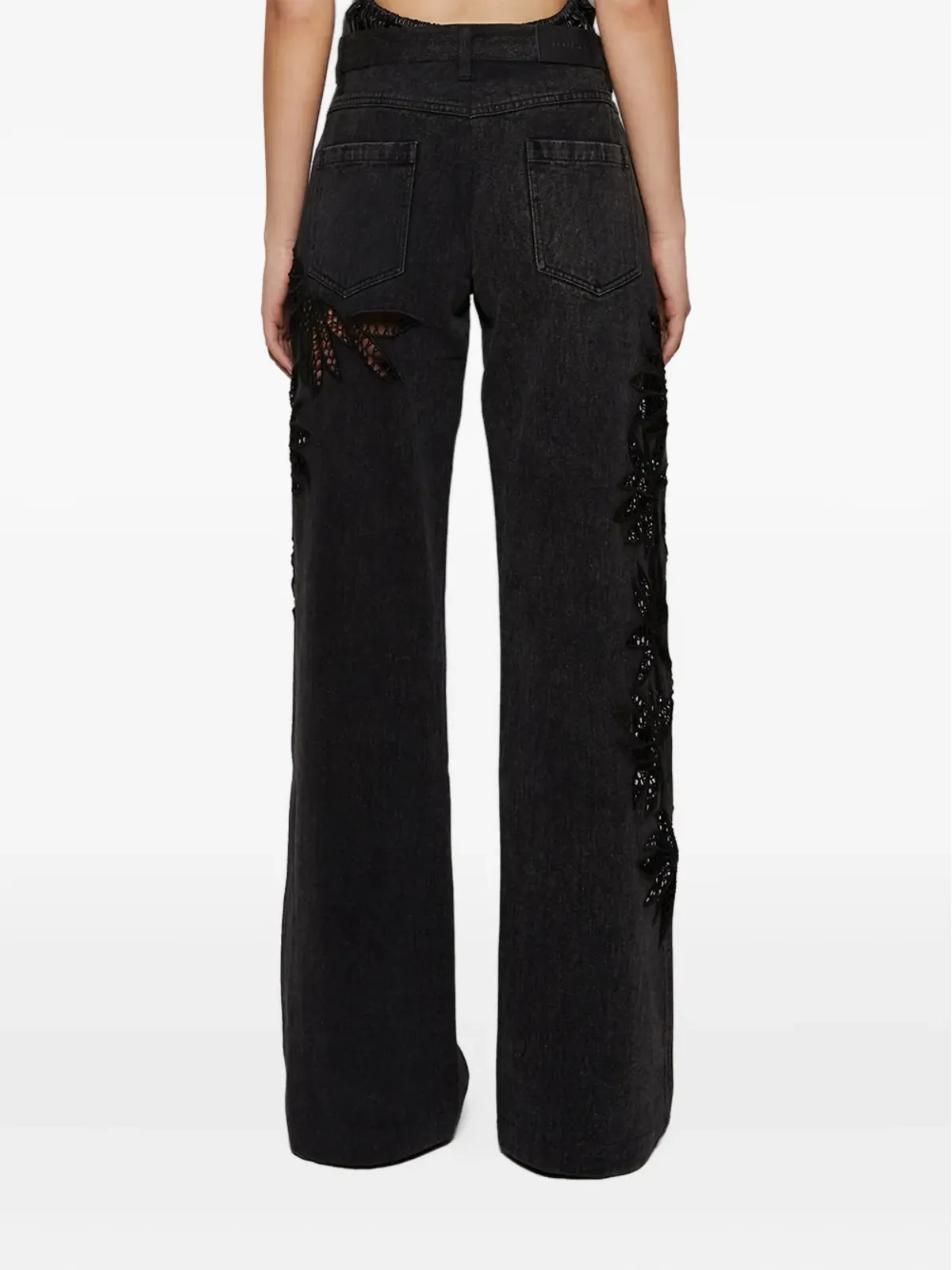 diotima Stulla floral-lace jeans - Black - 画像5