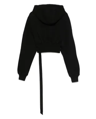 Rick Owens DRKSHDW コラージュ ギンプ フーディ ブラック - サムネイル2