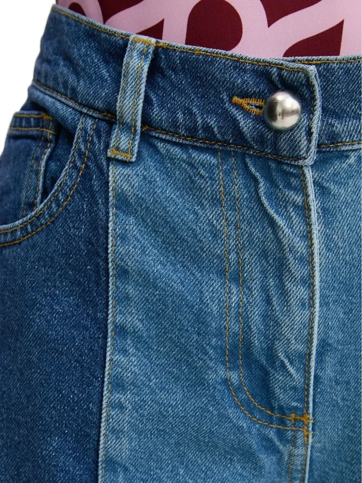 Stine Goya ツートーンデニムジーンズ - 画像3