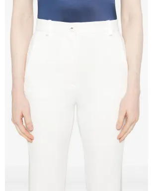 Elisabetta Franchi サテンバンド付きクレープパンツ - サムネイル5