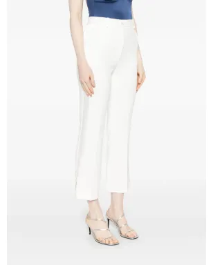 Elisabetta Franchi サテンバンド付きクレープパンツ - サムネイル3