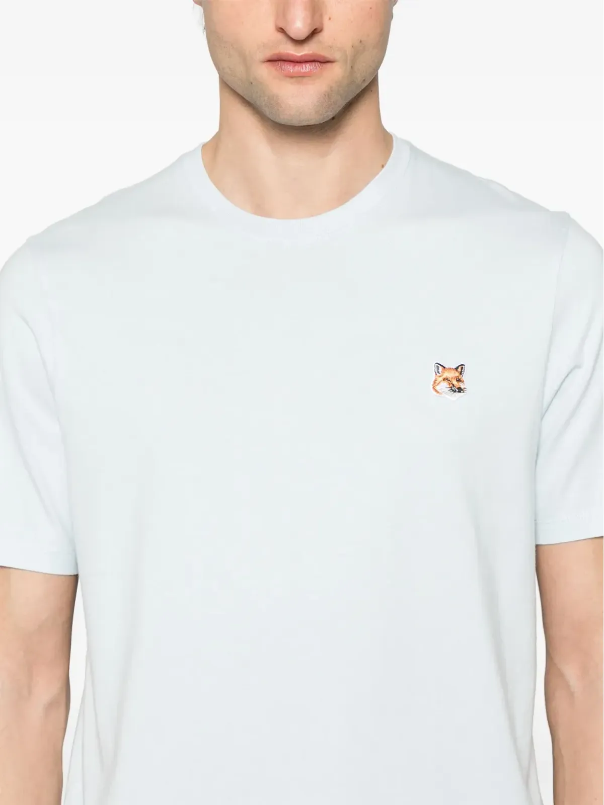 Maison Kitsuné Fox HeadパッチTシャツ - 画像4