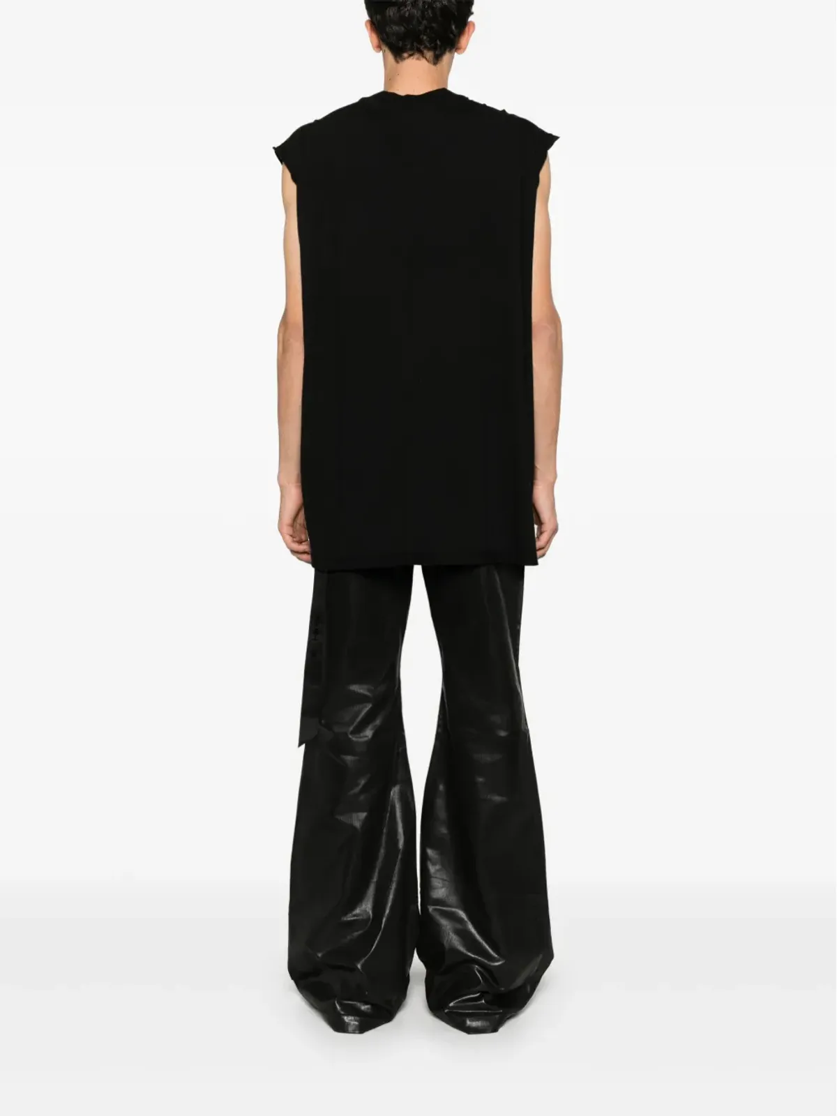 Rick Owens DRKSHDW ジャージーテクスチャー タンクトップ - 画像3
