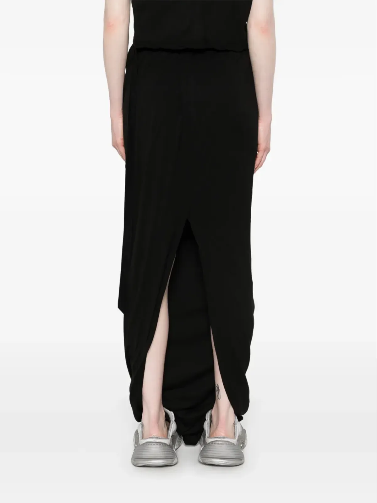 Rick Owens DRKSHDW ピラー マキシスカート - ブラック - 画像4