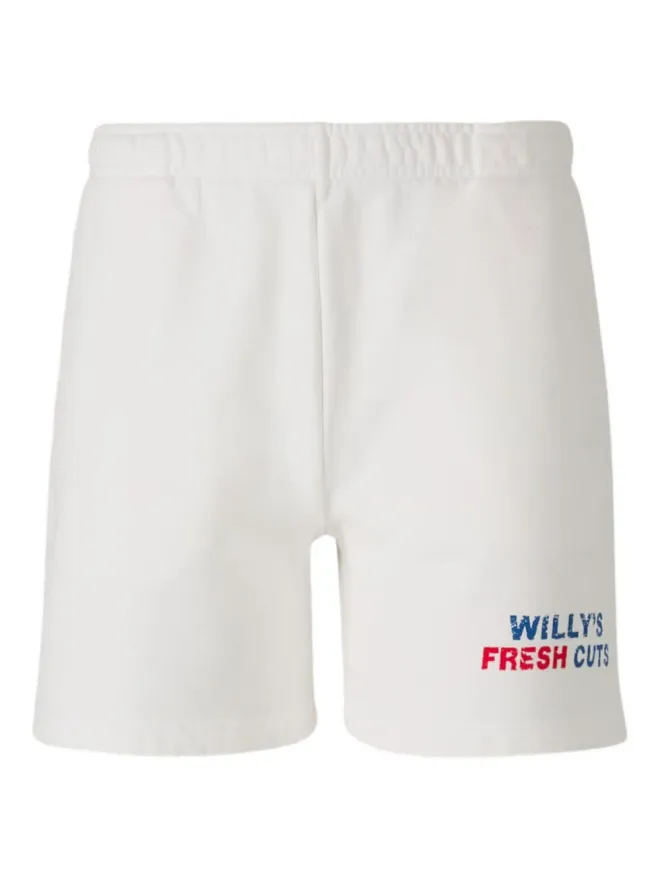 Willy Chavarria Willy Chavarria ロゴプリントショーツの商品画像