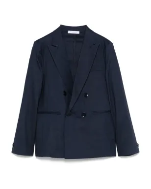 Paolo Pecora Kids ツイルブレザー - ブルー - サムネイル1
