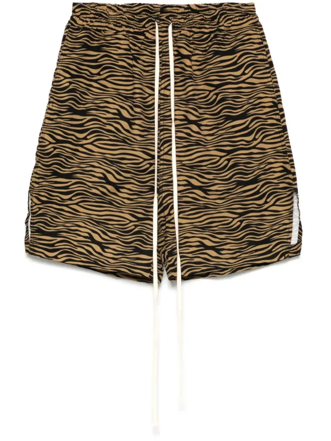 Yuiki Shimoji Yuiki Shimoji tiger-stripes shortsの商品画像