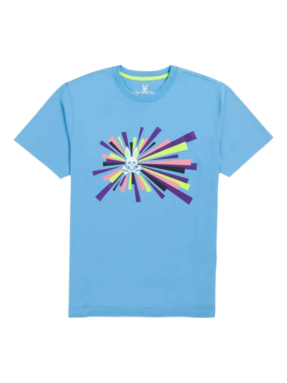 Psycho Bunny シューベルトプリント「Cornflower」Tシャツ - 画像1