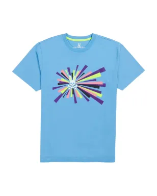 Psycho Bunny シューベルトプリント「Cornflower」Tシャツ - サムネイル1