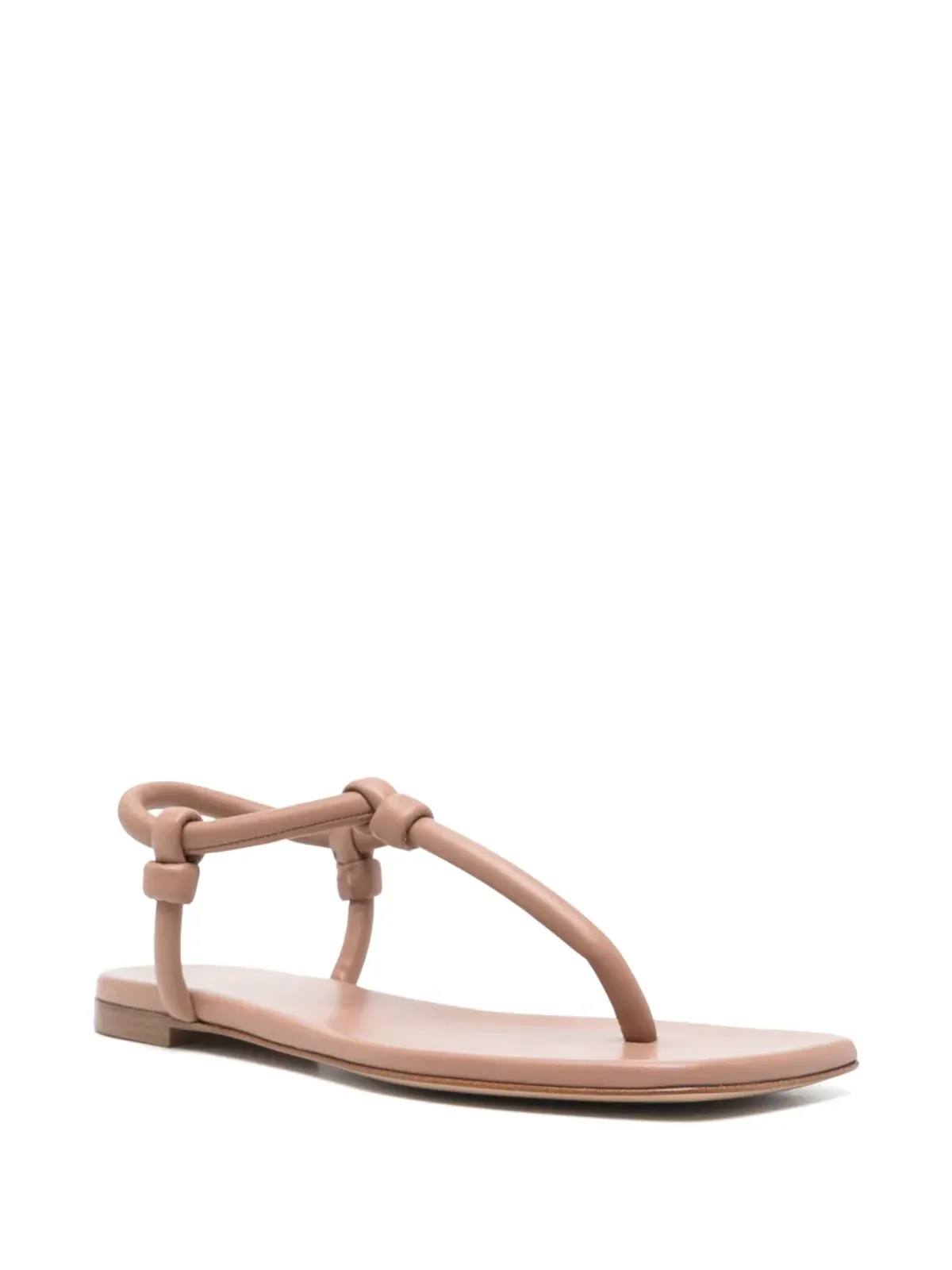Gianvito Rossi レザー フリップフロップ - 画像2
