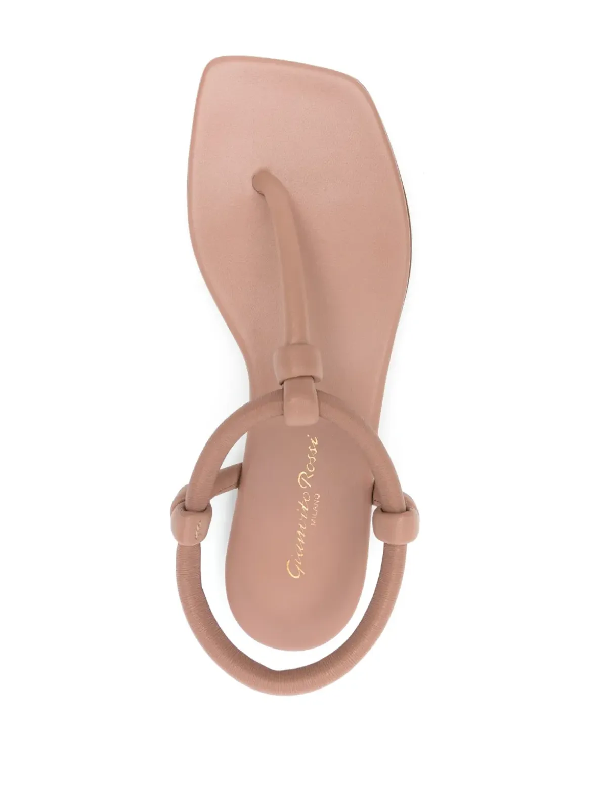 Gianvito Rossi レザー フリップフロップ - 画像4