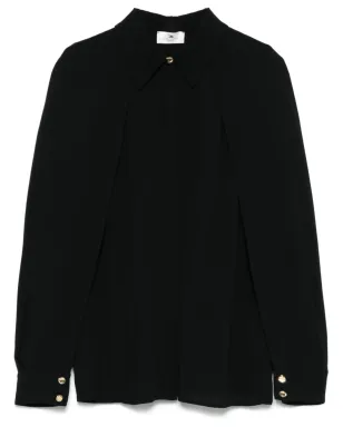 Elisabetta Franchi クレープシャツ - ブラック - サムネイル1