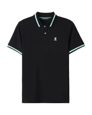 Psycho Bunny Irving Black polo shirt - サムネイル1