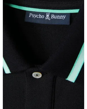 Psycho Bunny Irving Black polo shirt - サムネイル2