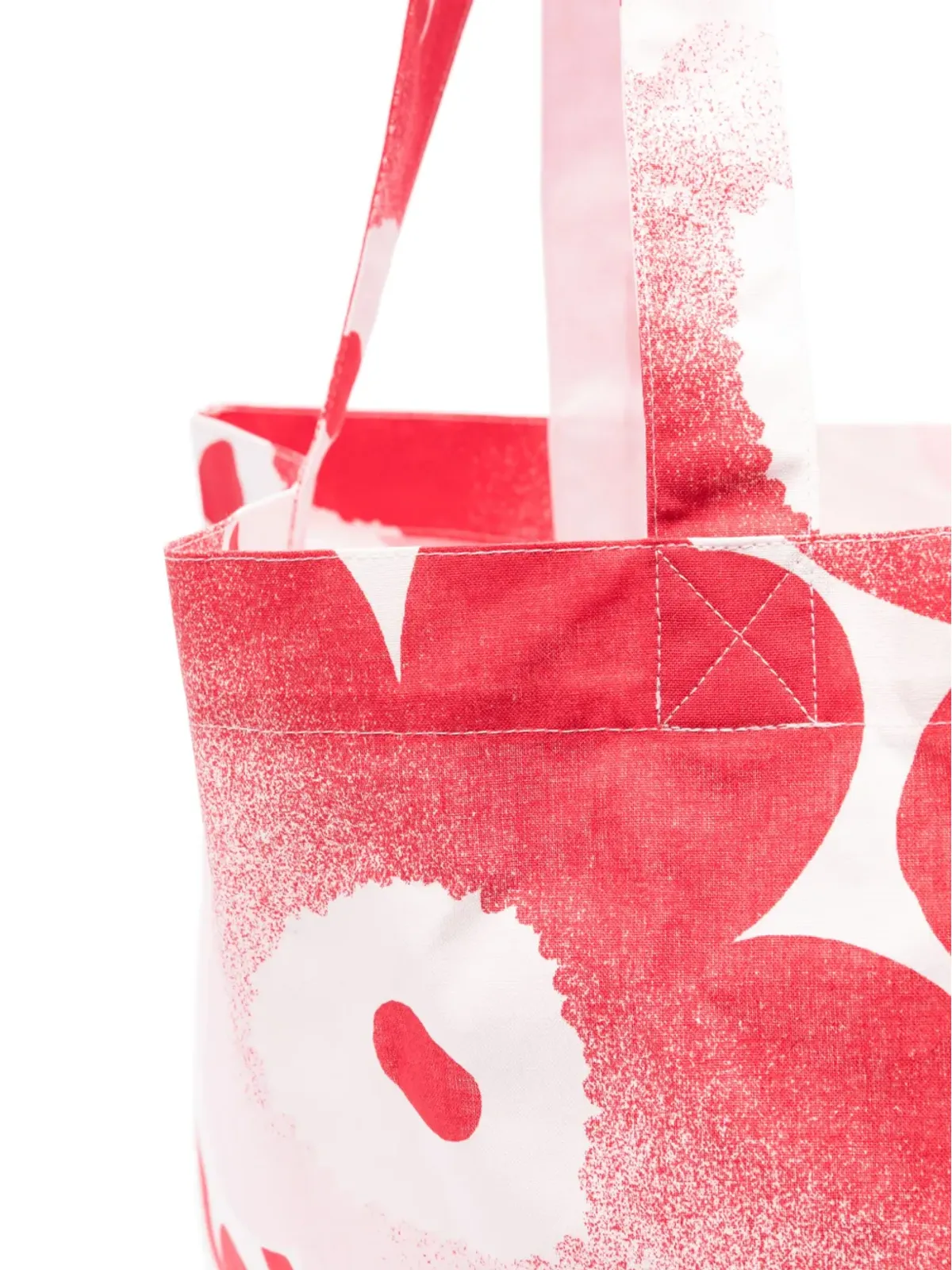 Marimekko Unikko Häivähdys ピンクのトートバッグ - 画像4