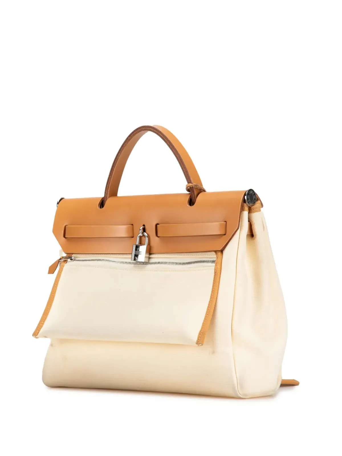 Hermès ビンテージ 2019 Toile Herbag Zip 31 サッチェル - ブラウン - 画像3