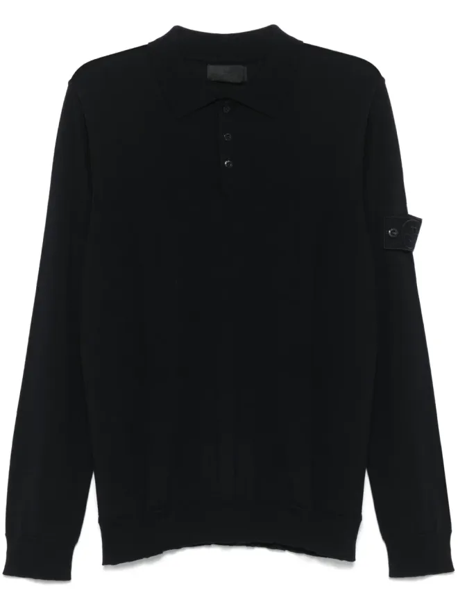 Stone Island Stone Island コンパスバッジ ポロシャツ ブルーの商品画像