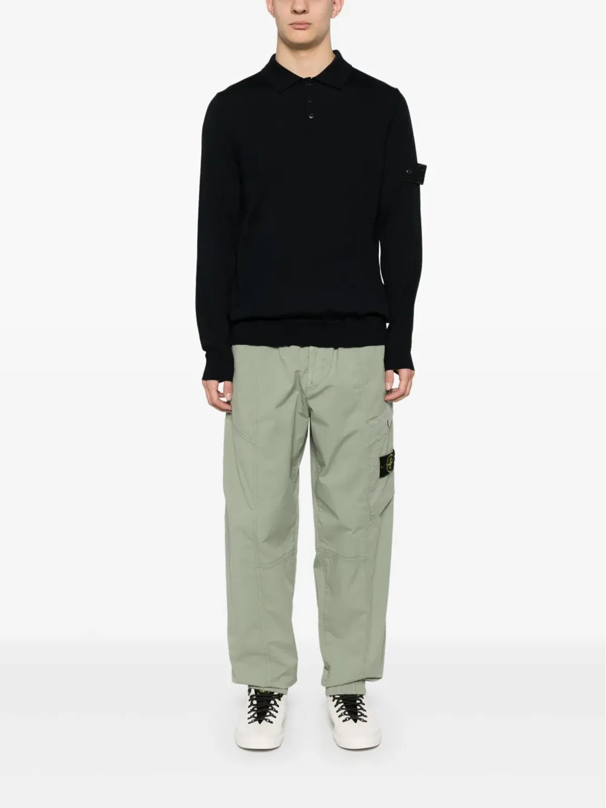 Stone Island コンパスバッジ ポロシャツ ブルー - 画像2