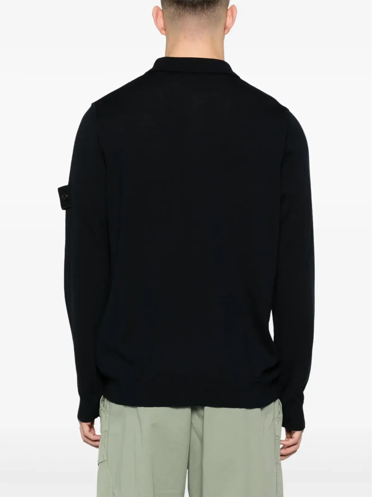 Stone Island コンパスバッジ ポロシャツ ブルー - 画像3