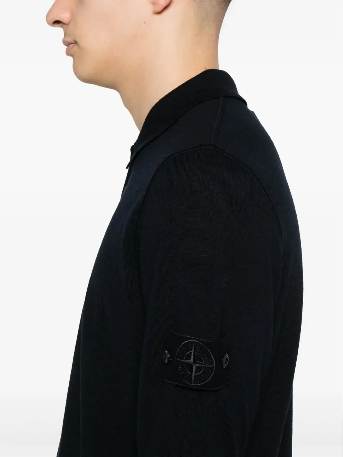 Stone Island コンパスバッジ ポロシャツ ブルー - 画像4