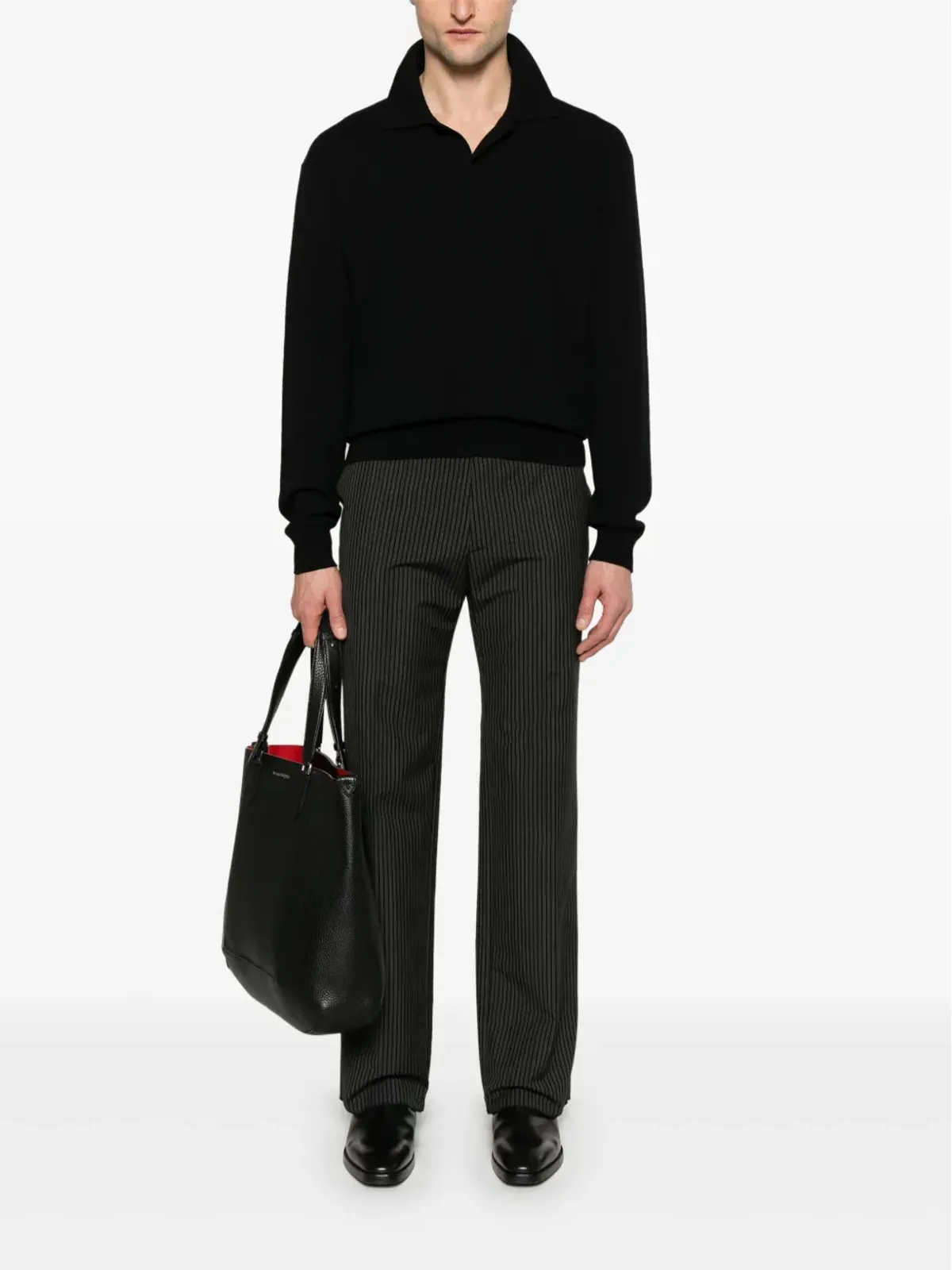 Saint Laurent ウールポロシャツ - 画像2