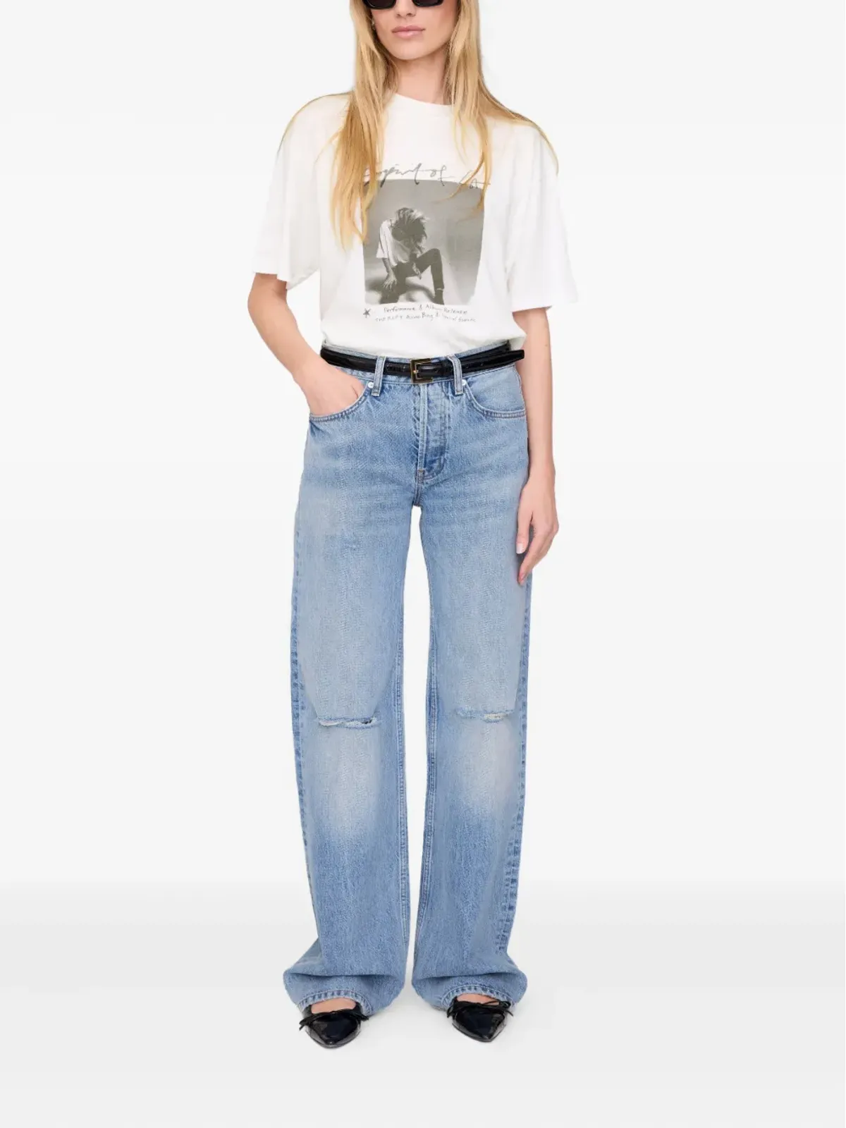 ANINE BING Ashton Tシャツ - 画像2