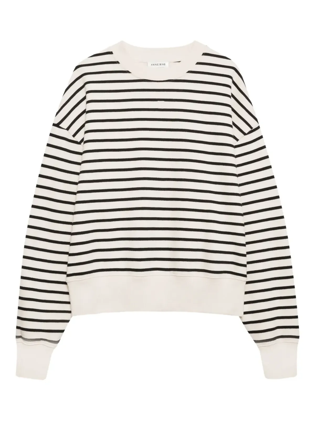 ANINE BING Dean スウェットシャツ ホワイト - 画像1