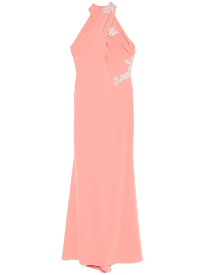 CRISTALLINI CRISTALLINI ストレッチクレープ マキシドレスの商品画像