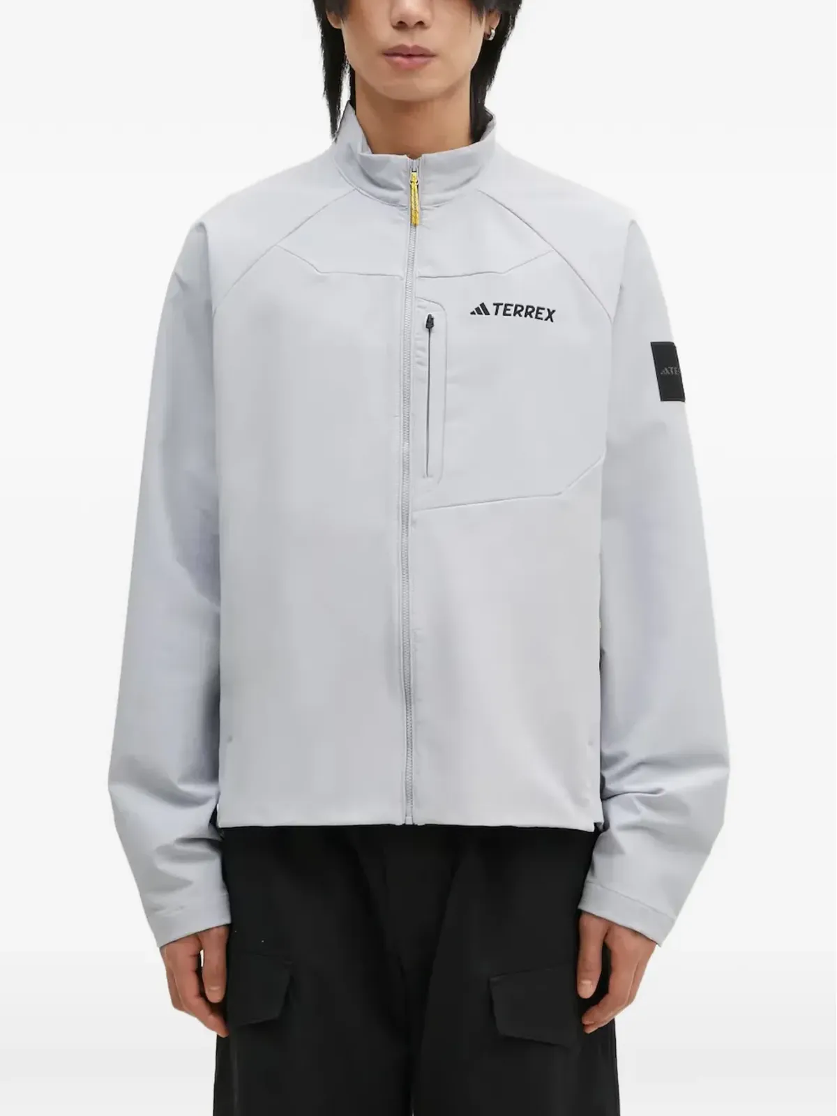 adidas ジップアップ ウィンドブレーカー - 画像1