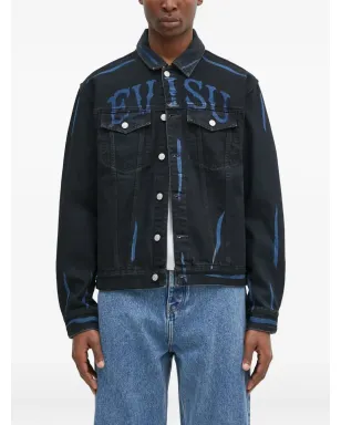 EVISU ボタン留め グラフィックジャケット - サムネイル1