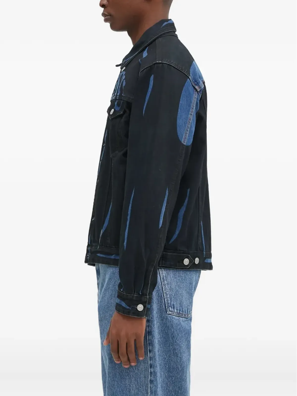 EVISU ボタン留め グラフィックジャケット - 画像2