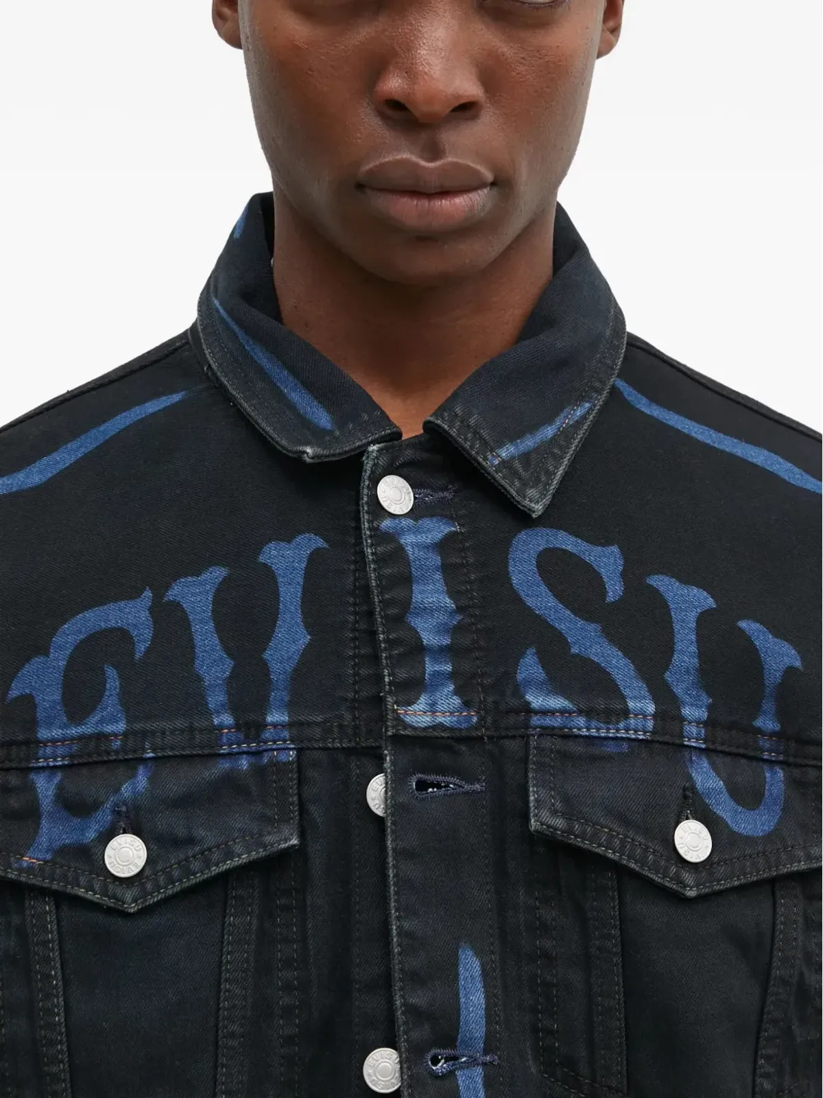 EVISU ボタン留め グラフィックジャケット - 画像4