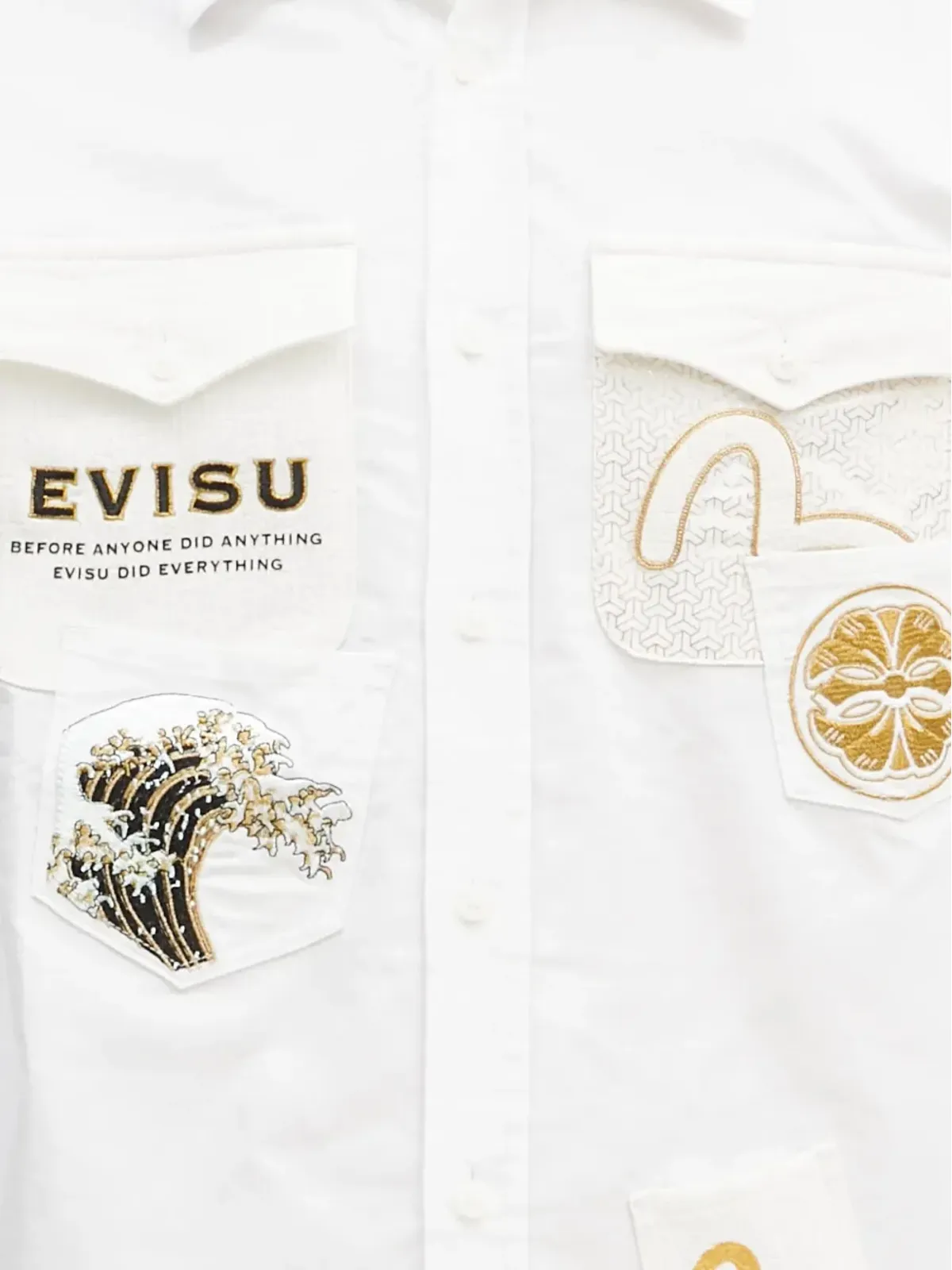 EVISU ポケット刺繍シャツ - 画像5