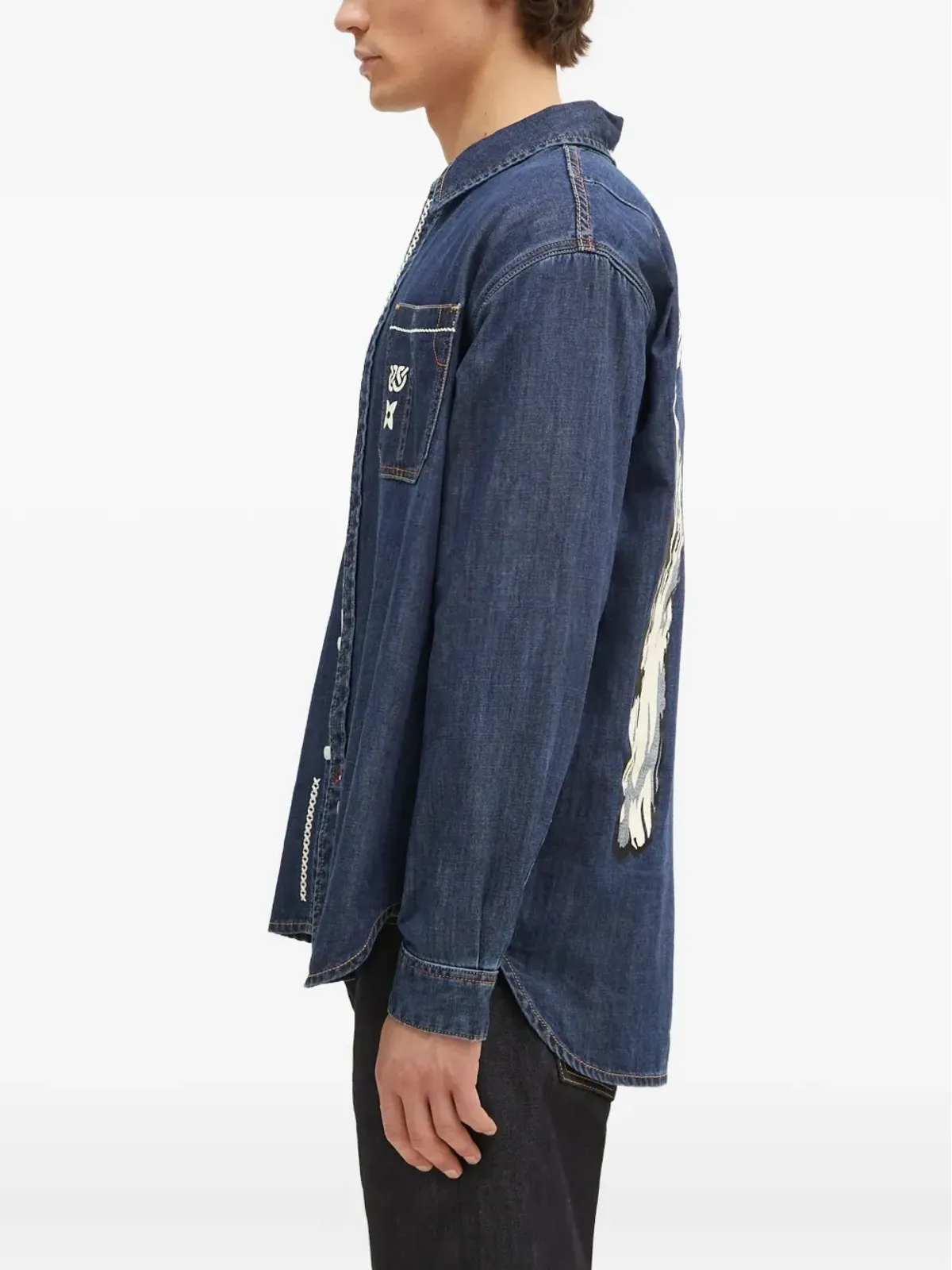 EVISU ポケットグラフィックシャツ - Blue - 画像3