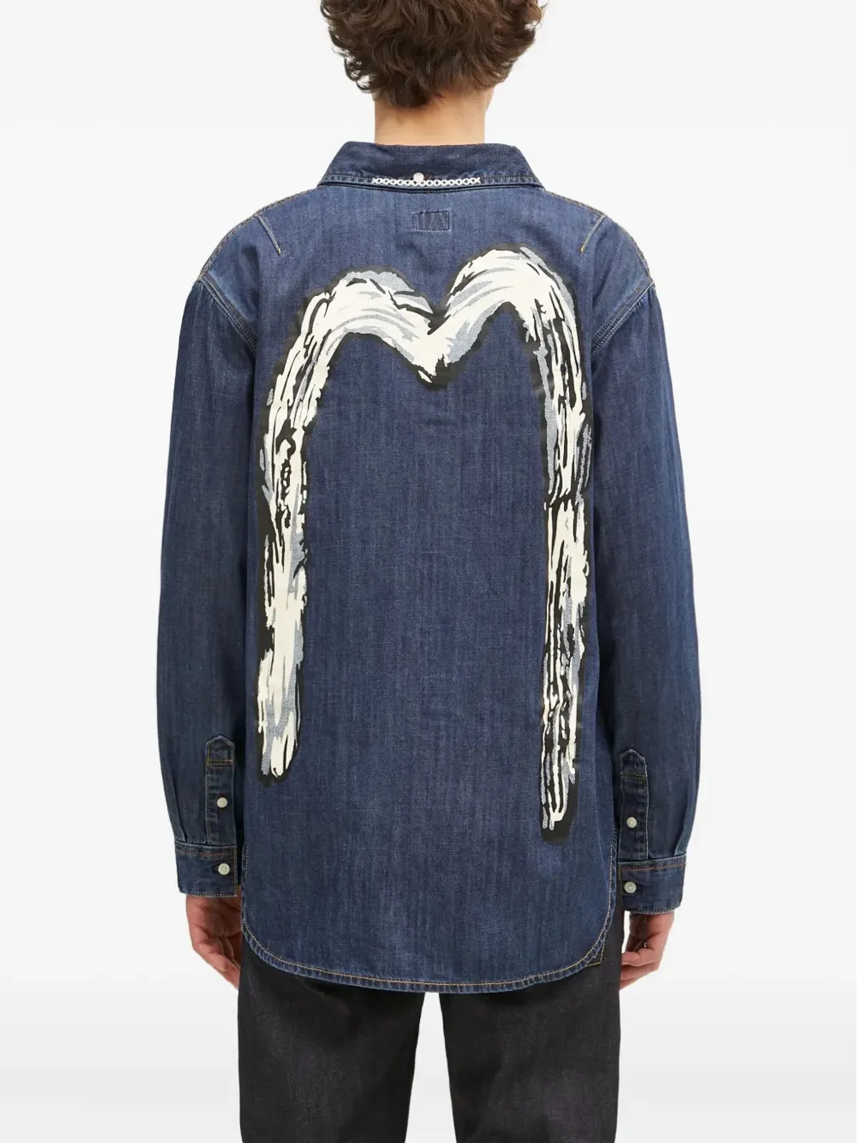 EVISU ポケットグラフィックシャツ - Blue - 画像4