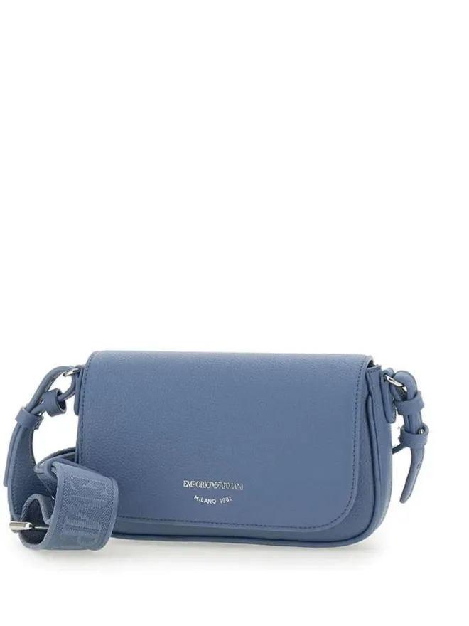 Emporio Armani Emporio Armani ロゴスタンプ クロスボディバッグ - ブルーの商品画像
