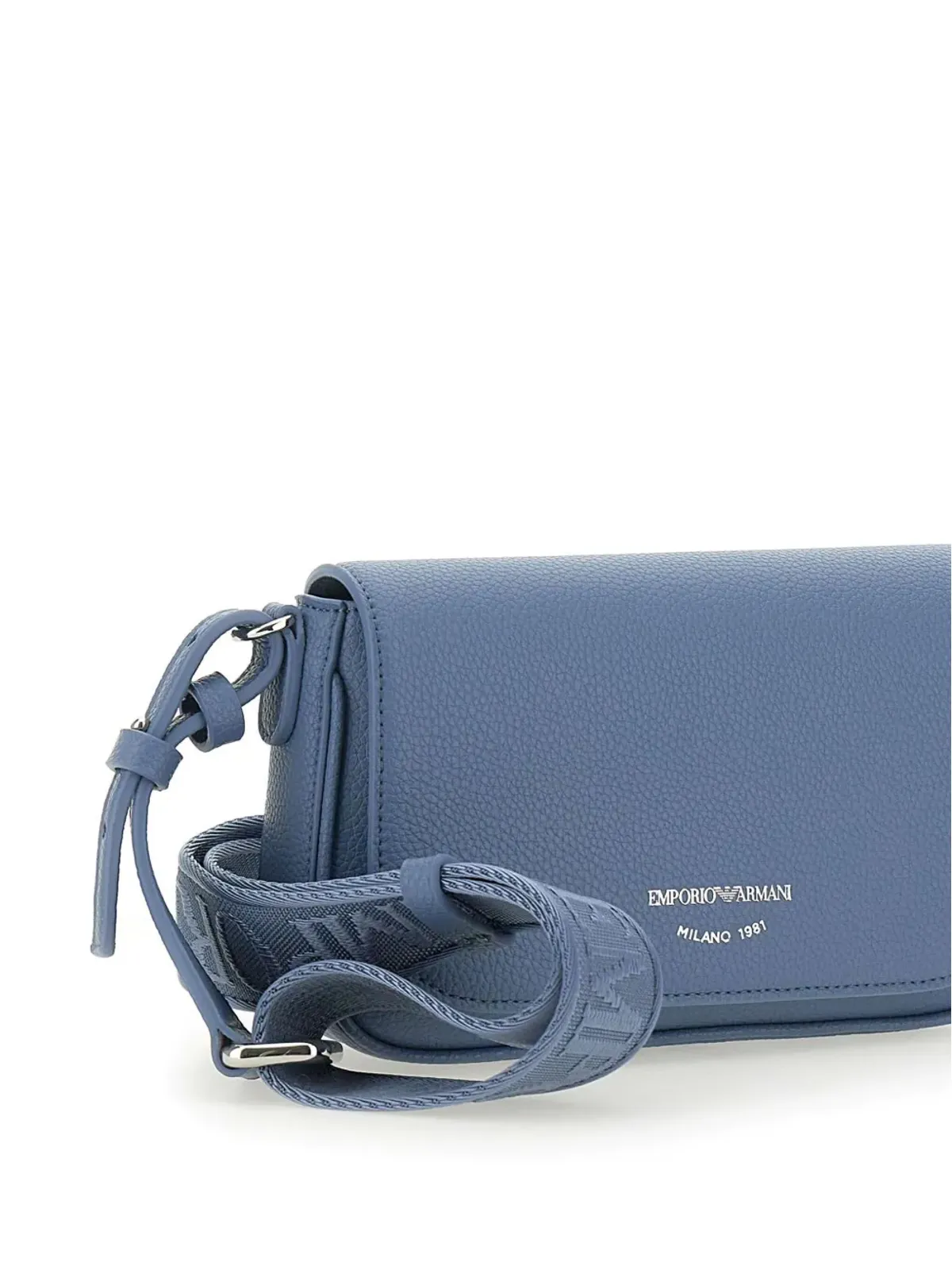 Emporio Armani ロゴスタンプ クロスボディバッグ - ブルー - 画像4