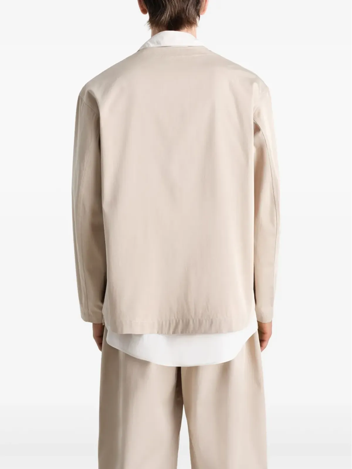 LEMAIRE ノーカラーオーバーシャツ - 画像5