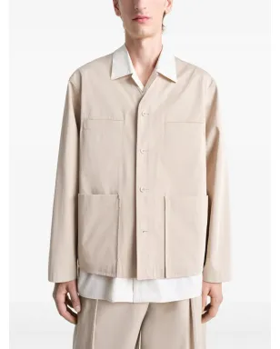 LEMAIRE ノーカラーオーバーシャツ - サムネイル3