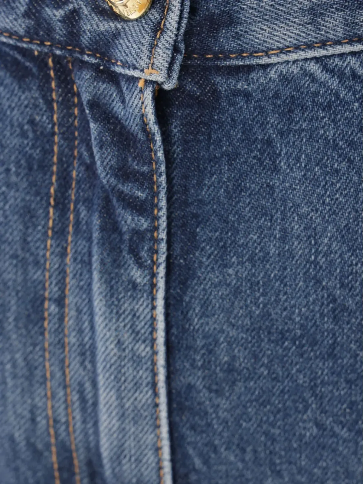 Elisabetta Franchi ミッドライズ クロップドジーンズ ブルー - 画像4