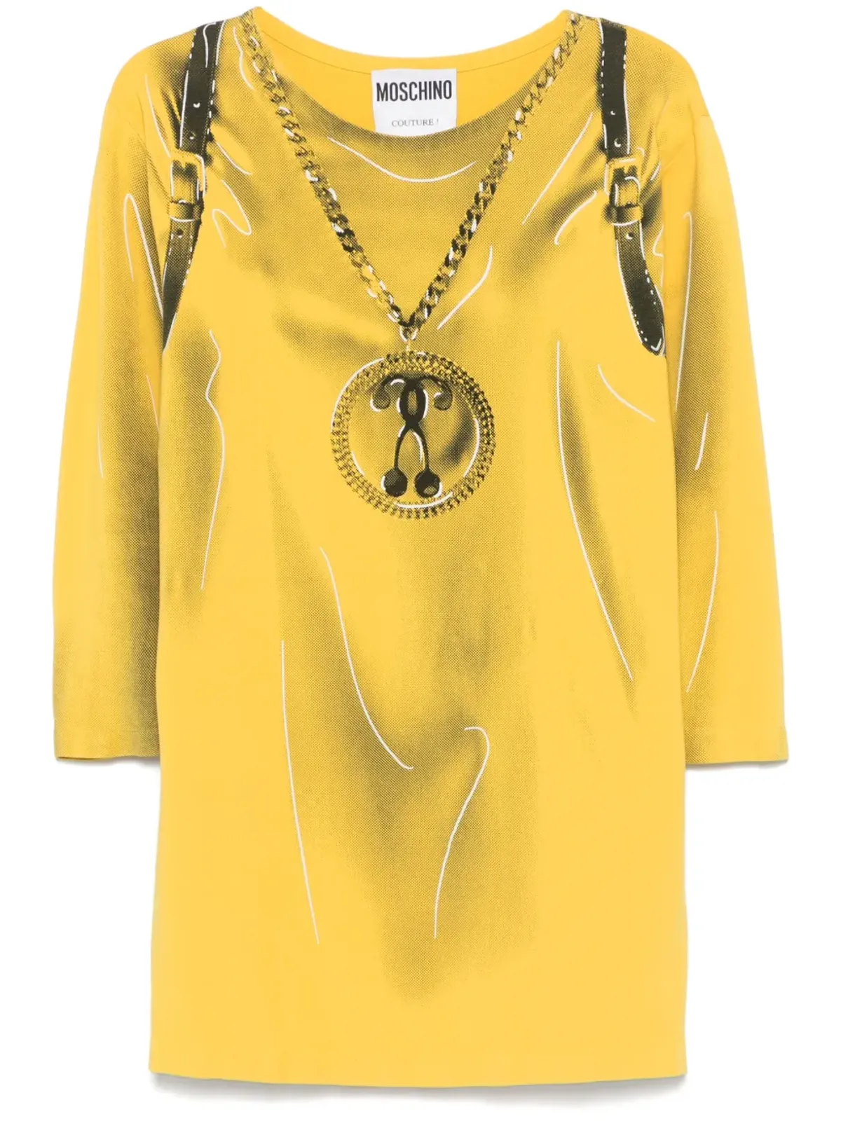 Moschino Pre-Owned 00s グラフィックプリント ドレス - 画像1