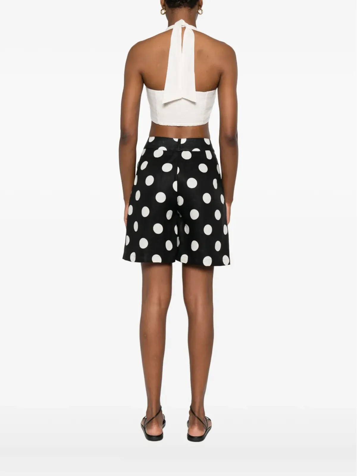 Cala de la Cruz Fiji crop top - Neutrals - 画像4