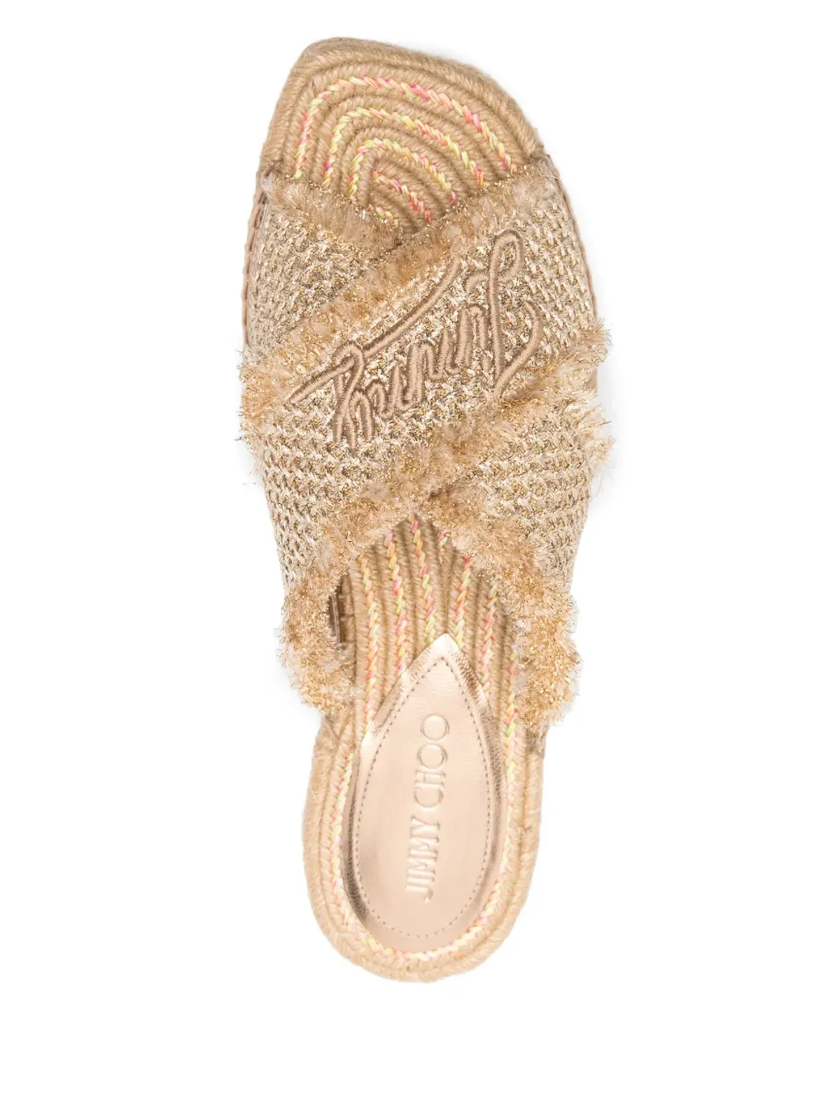 Jimmy Choo Aciel サンダル - ゴールド - 画像4
