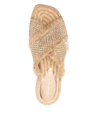 Jimmy Choo Aciel サンダル - ゴールド - サムネイル4