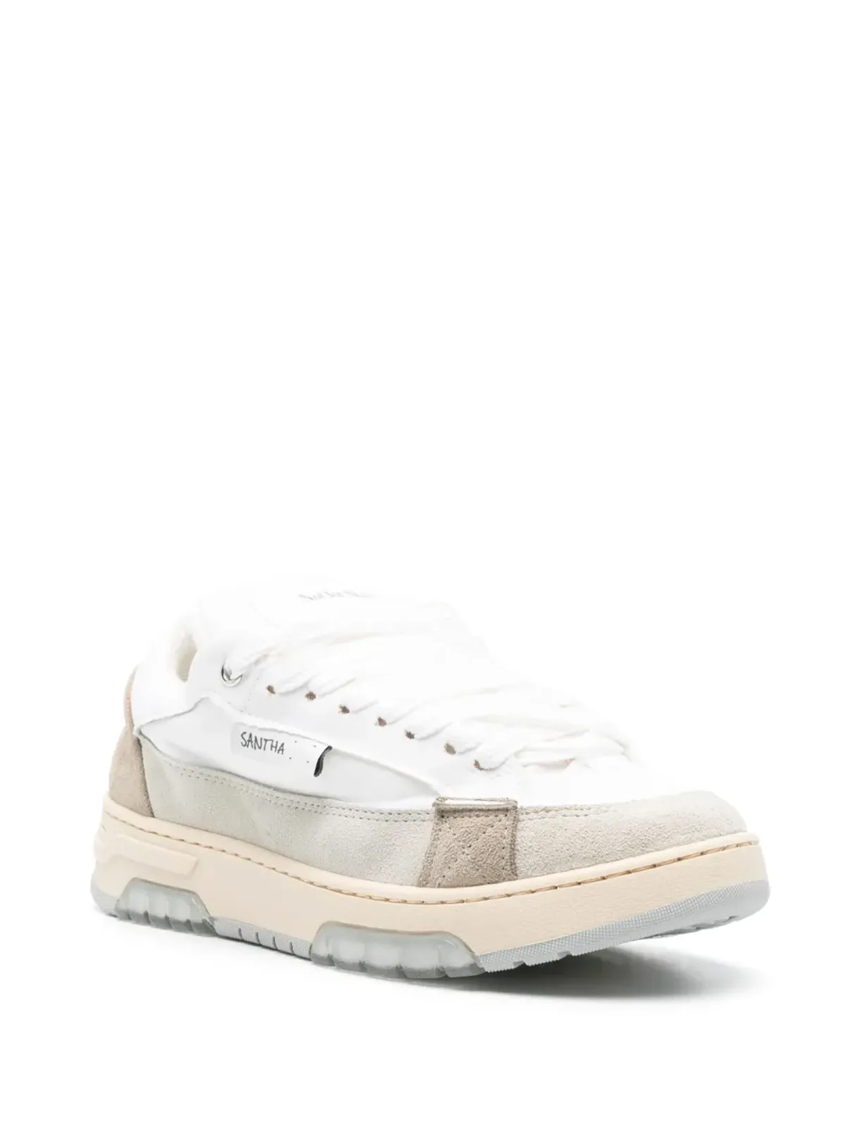 Paura x Santha colour-block sneakers - White - 画像2